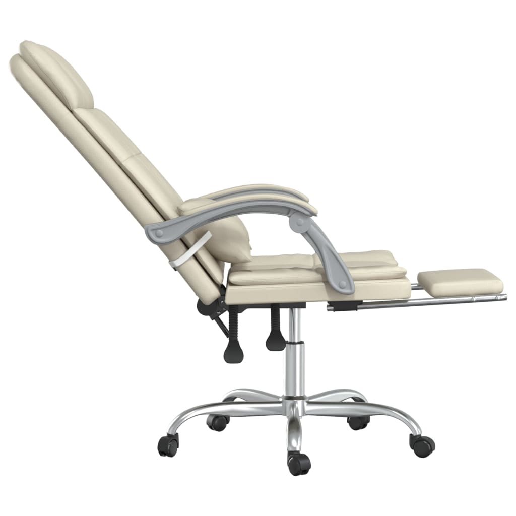 Bürostuhl mit Massagefunktion Schwarz Kunstleder