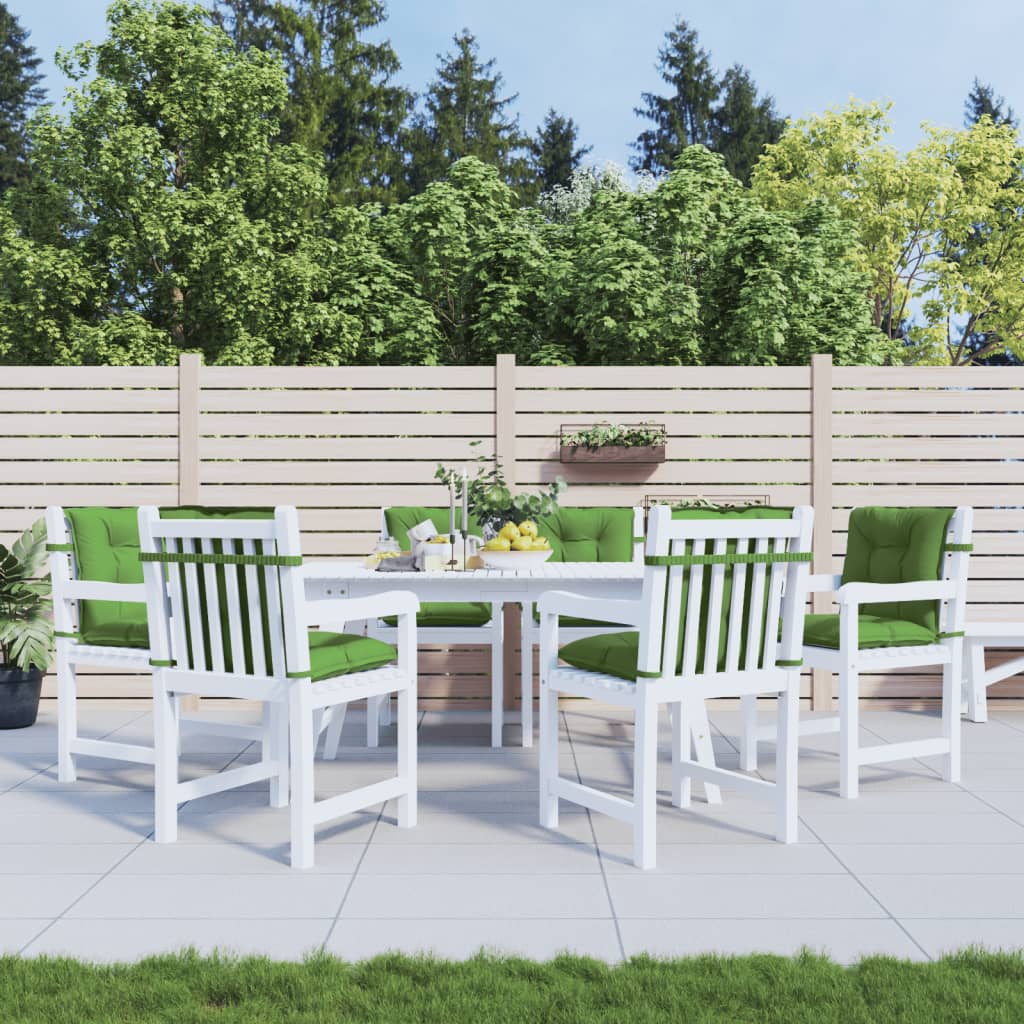 Niedriglehner-Auflagen 2 Stk Melange Anthrazit 100x50x7cm Stoff