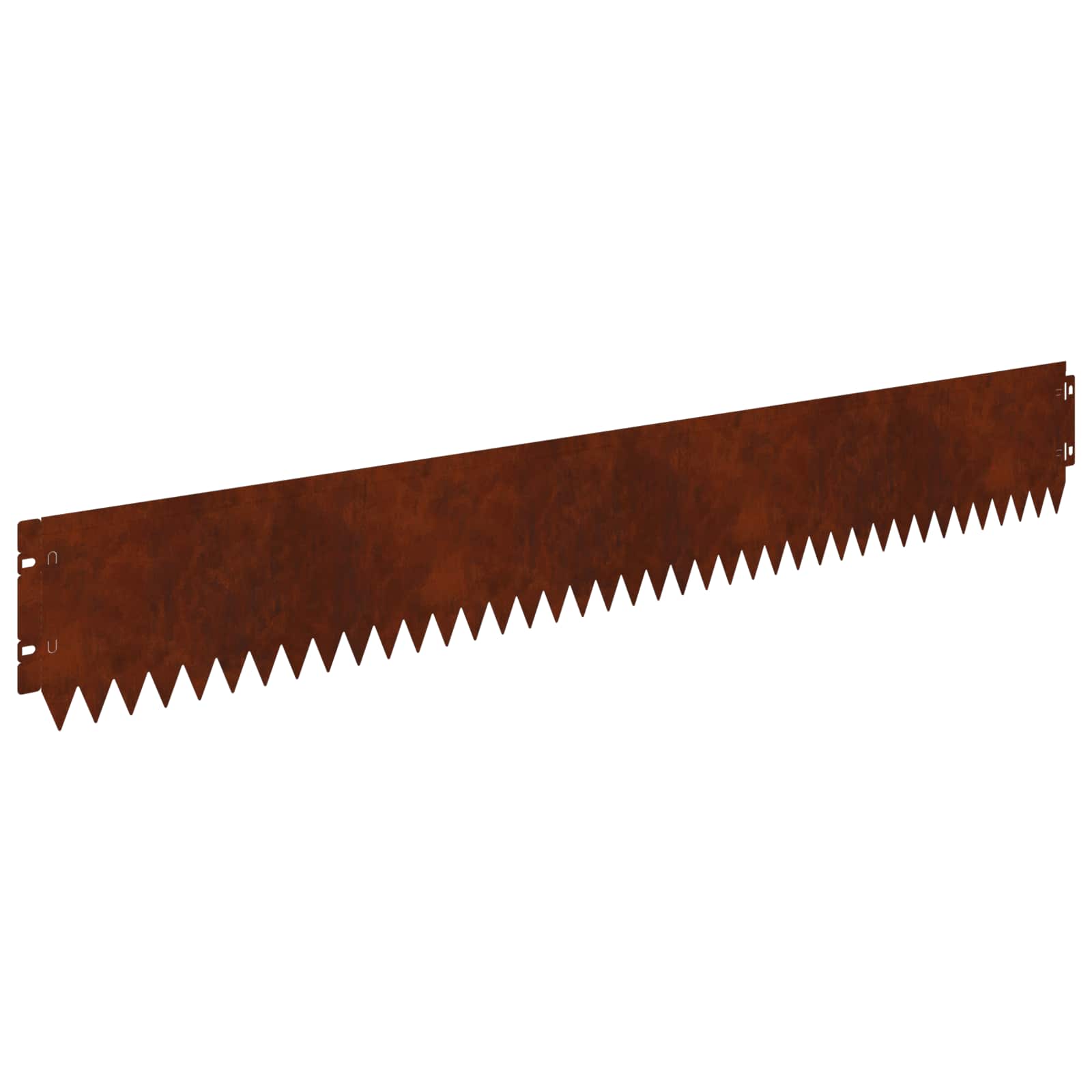 Raseneinfassung 10 pcs 103 x 10 cm Stahl Schwarz