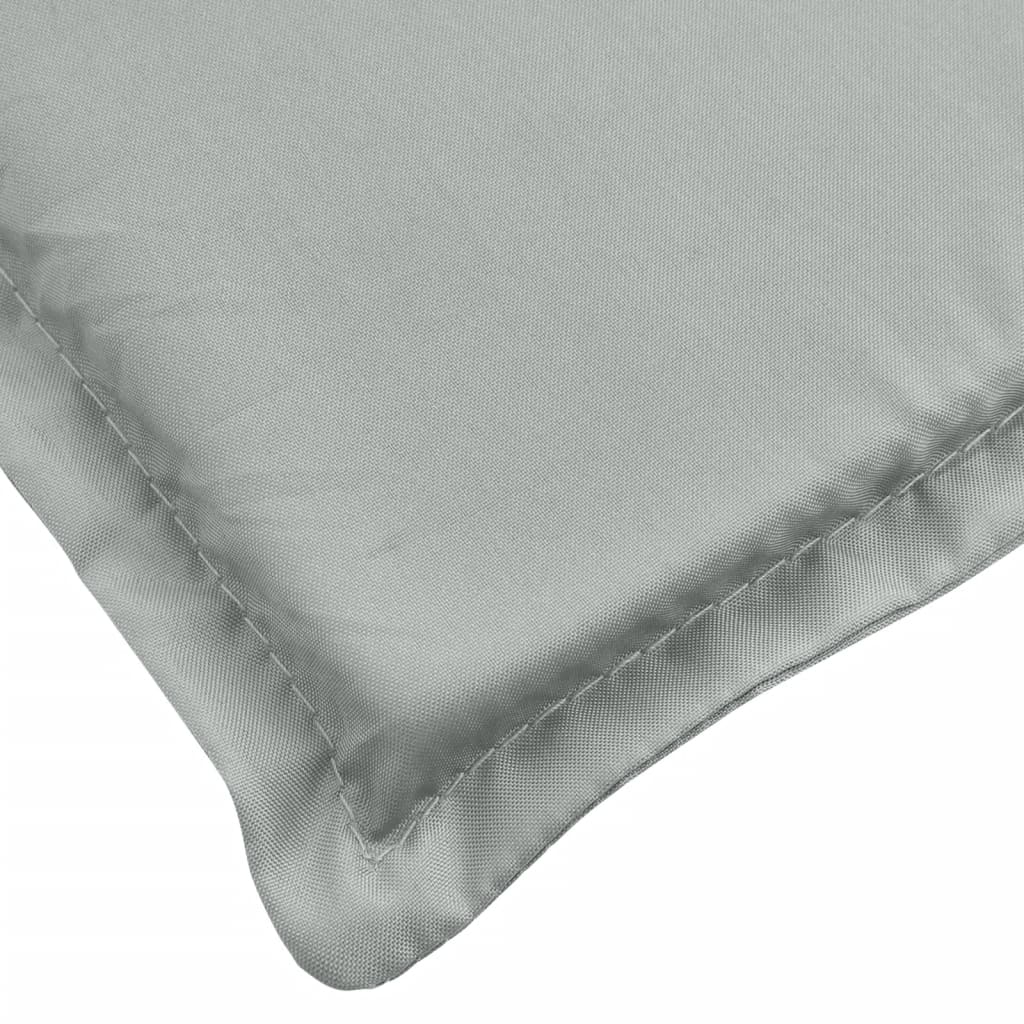 Gartenbank-Auflage Melange Anthrazit 100x50x7 cm Stoff