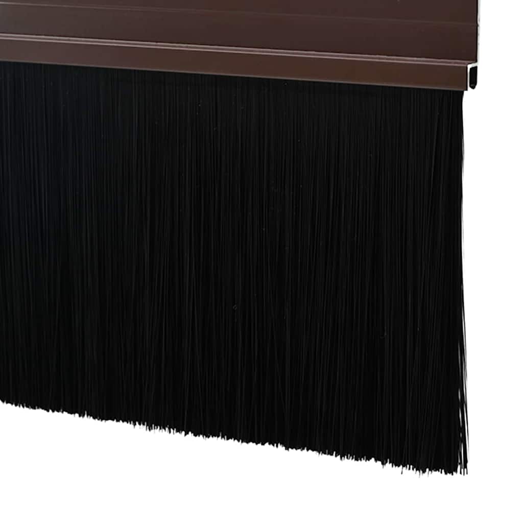 Aufsteck Türbürstendichtungen 2 pcs Braun 100 cm