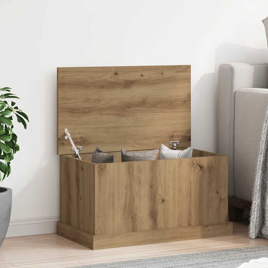 Aufbewahrungsbox Weiß 50 x 30 x 28 cm Holzwerkstoff