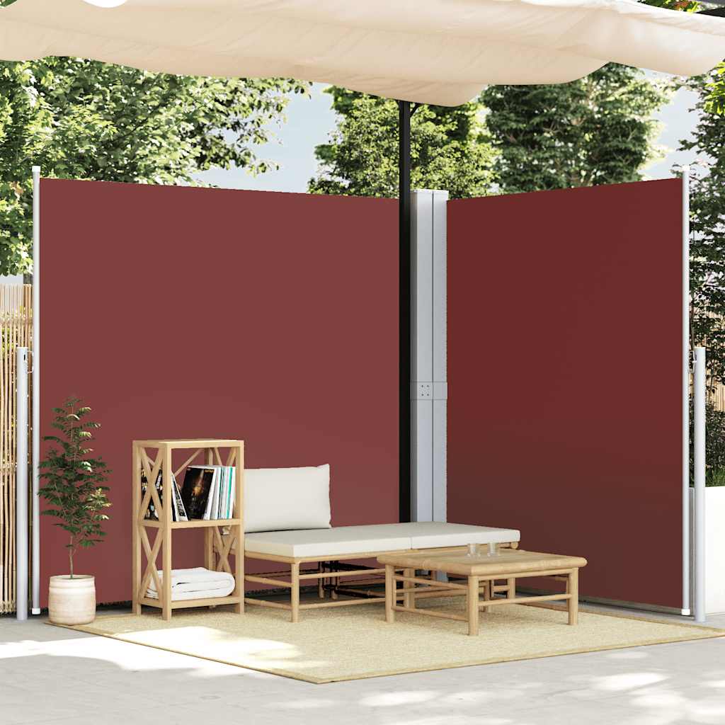 Ausziehbare Seitenmarkise 160×600 cm Braun