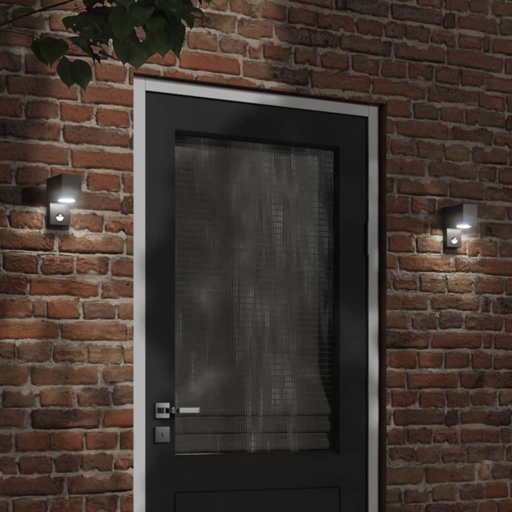 Außenwandleuchte Schwarz Aluminiumdruckguss