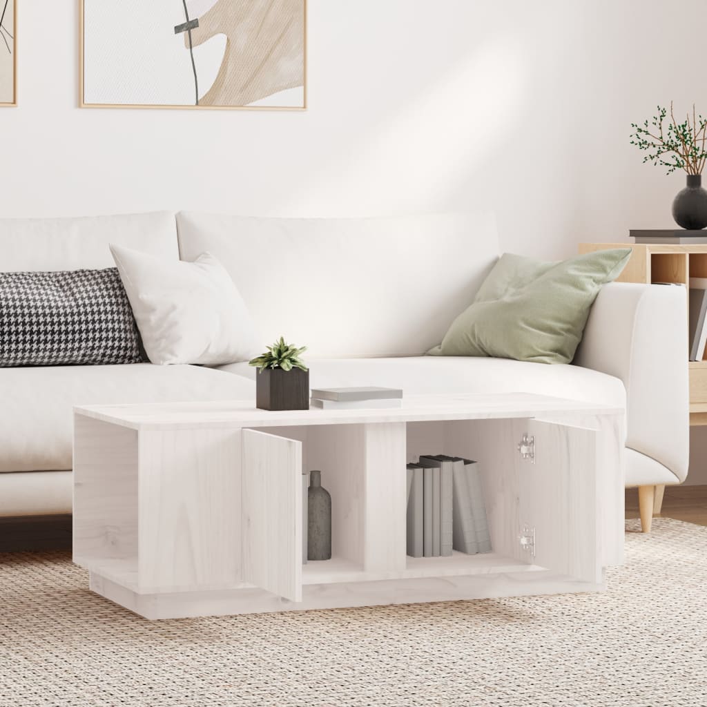 Couchtisch 110x50x40 cm Massivholz Kiefer