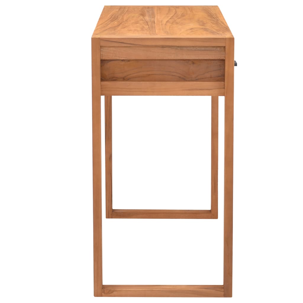 Schreibtisch mit 2 Schubladen 100x40x75 cm Teakholz