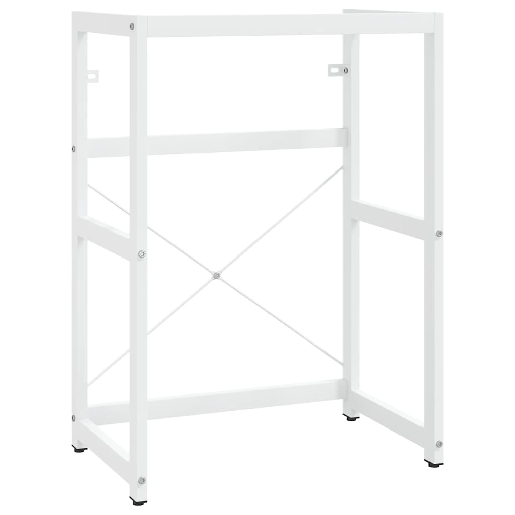 Badezimmer Waschtischgestell Weiß 40x38x83 cm Eisen