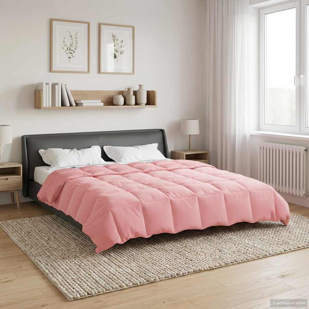 Ganzjahresbettdecke Anthrazit 135 x 200 cm Mikrofaser