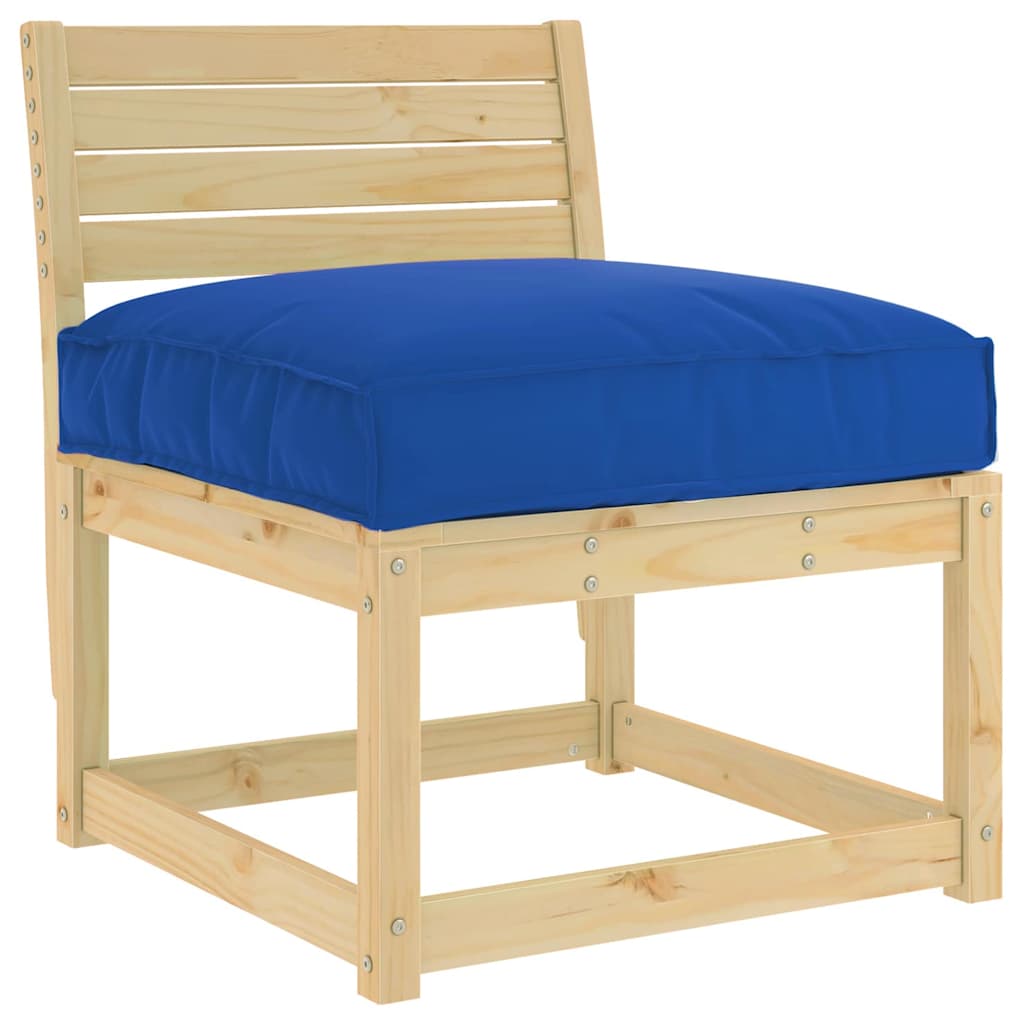 Kissen Anthrazit 70 x 70 x 12 cm Oxford-Stoff