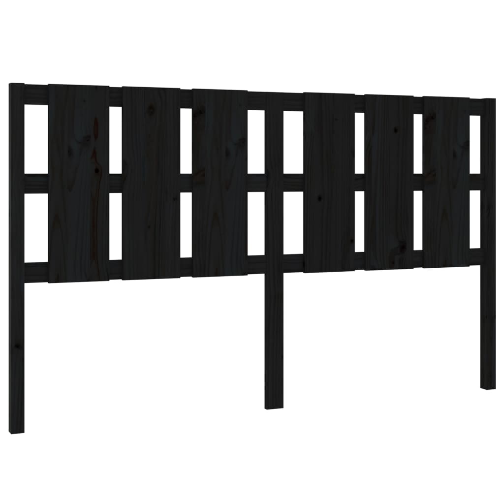 Kopfteil Grau 80,5x4x100 cm Massivholz Kiefer