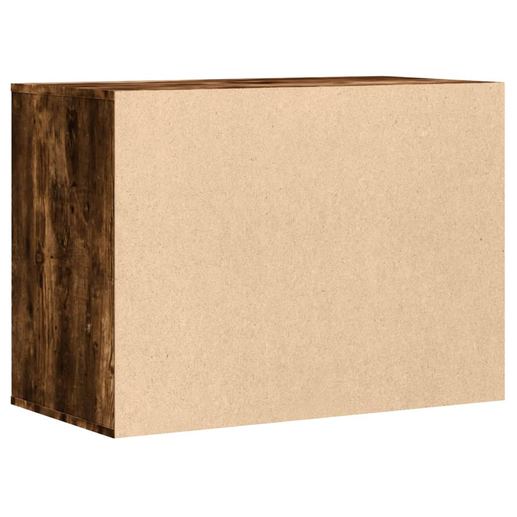 Schubladenschrank Schwarz Eichen-Optik 41 x 40 x 58 cm