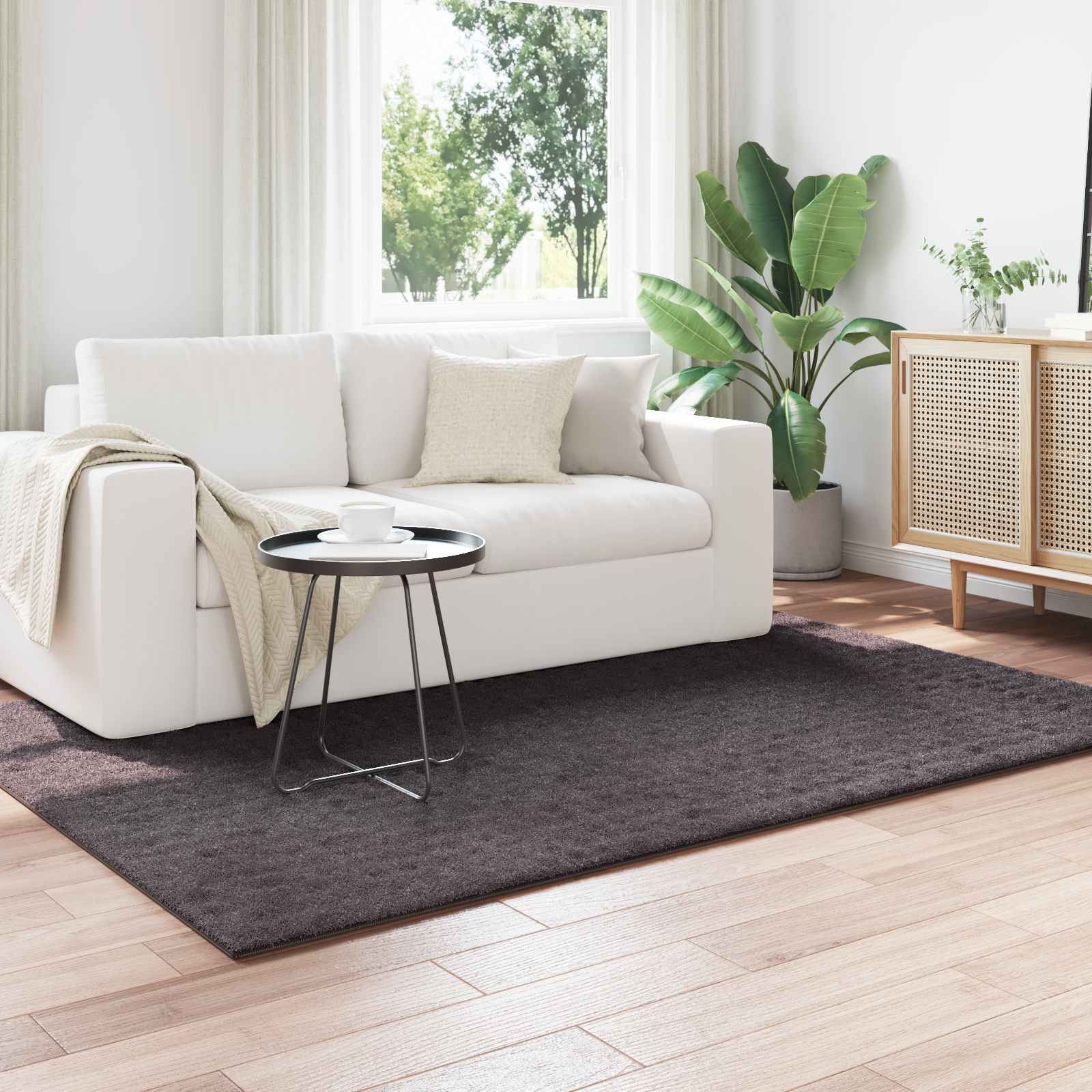 Bereichsteppiche Rechtwinklig SIROLO Creme 150 x 80 cm