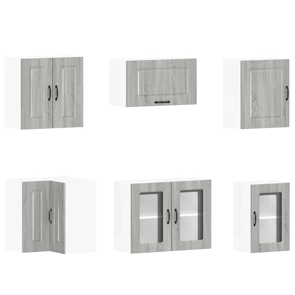 11-tlg. Küchenschrank-Set Kalmar Weiß Holzwerkstoff