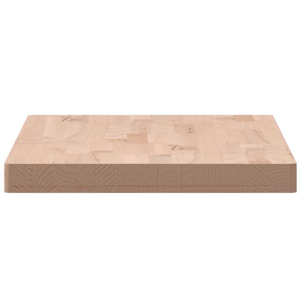 Tischplatte 80x40x1,5 cm Rechteckig Massivholz Buche
