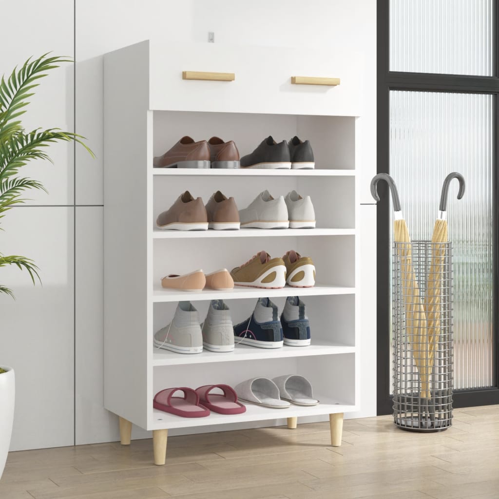 Schuhschrank mit Regal Altholz 60 x 35 x 105 cm Holzwerkstoff