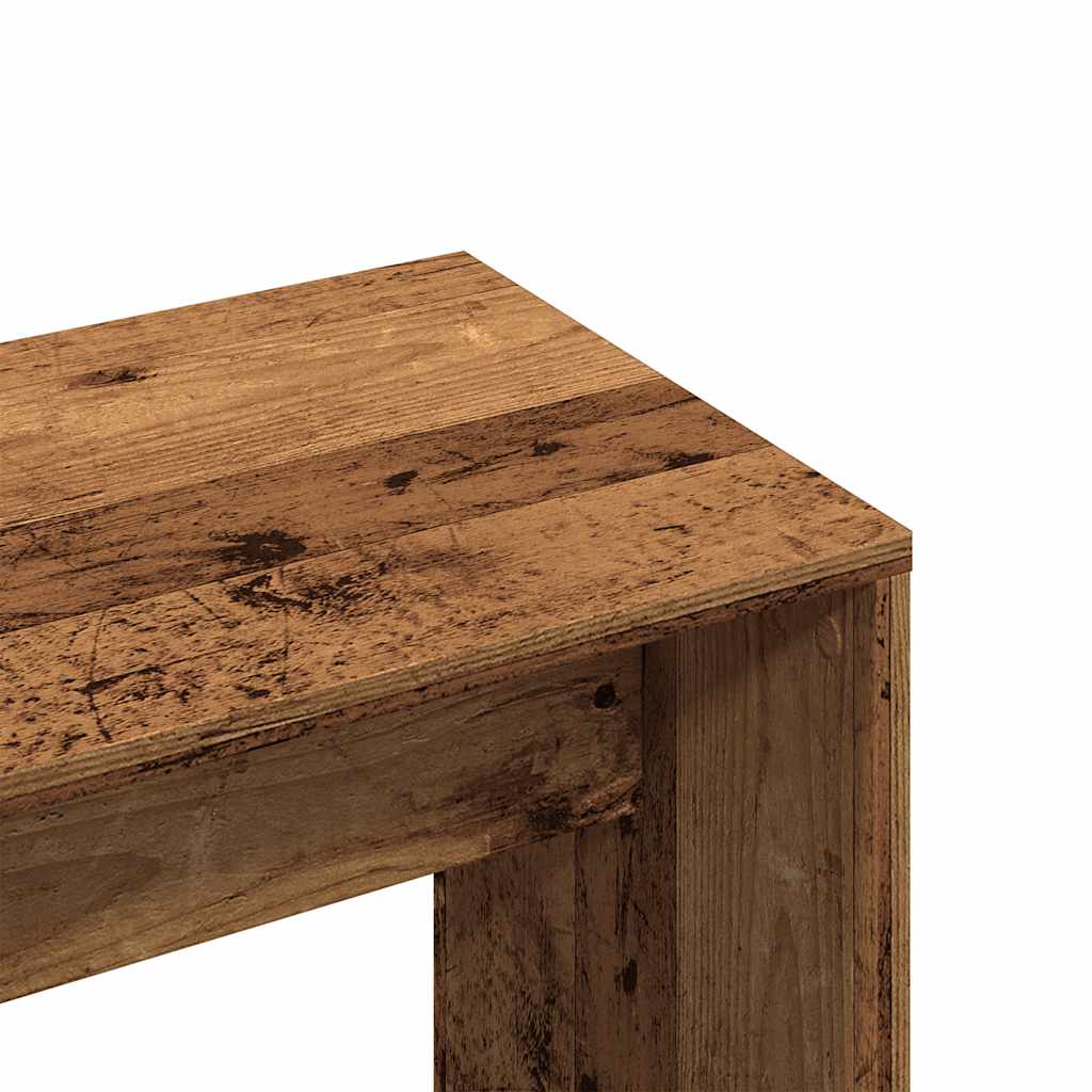 Schminkhocker Weiß 70x35x45 cm Holzwerkstoff