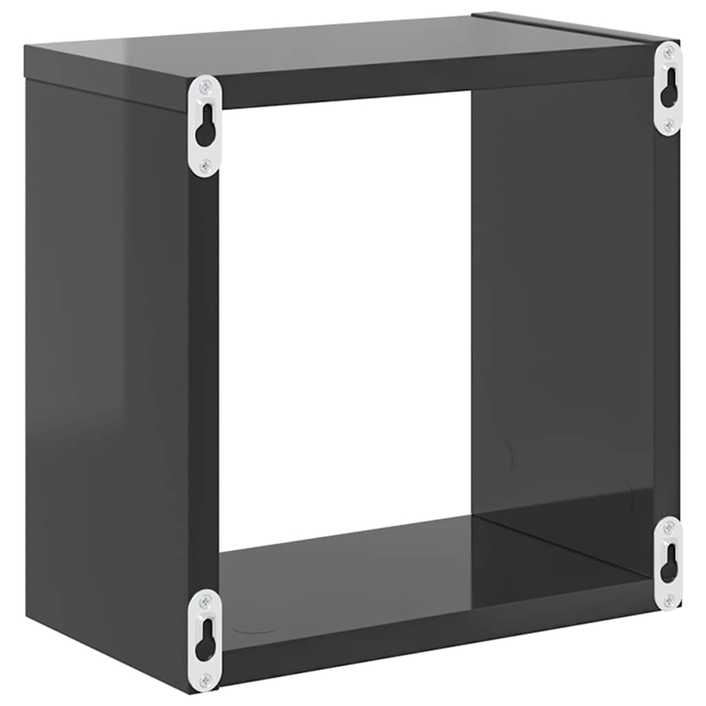 Würfelregale 2 Stk. Weiß 30x15x30 cm
