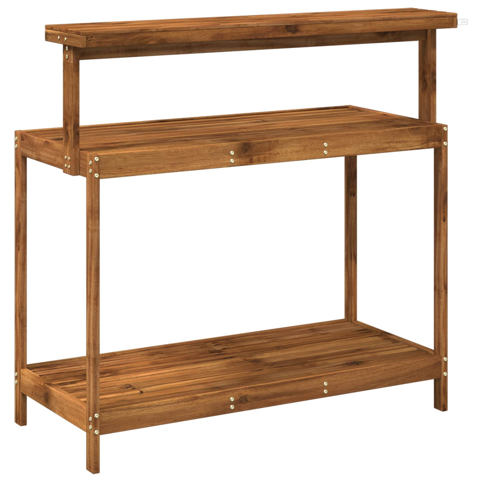 Outdoor Umtopfbank 56,5 x 48,5 x 107 cm Massivholz Akazie Natur