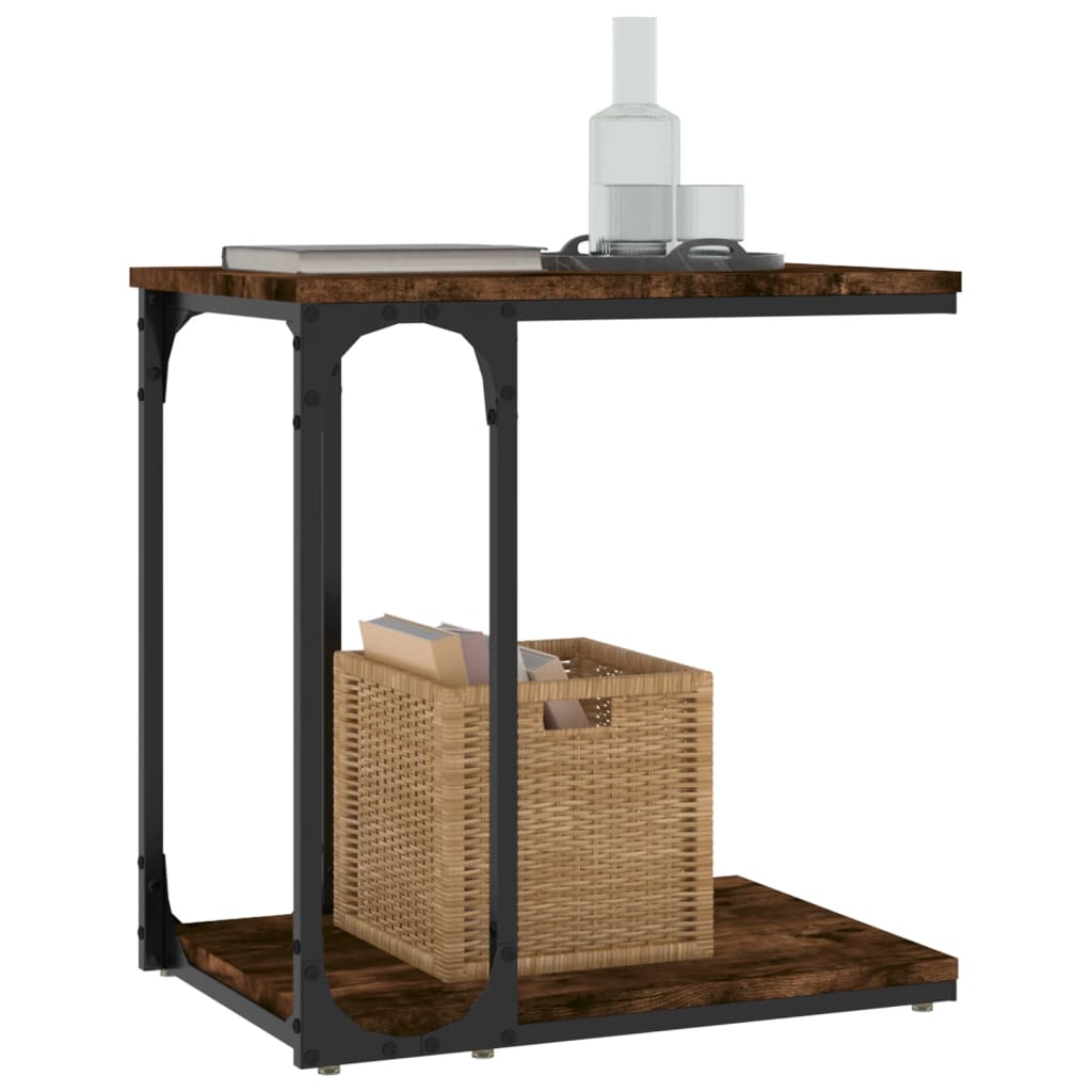 Beistelltisch Schwarz 50x35x52 cm Holzwerkstoff