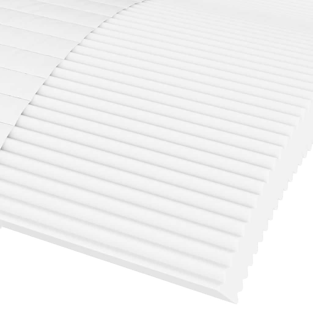 Schaumstoffmatratze Weiß 80x200 cm Härtegrad H2 H3
