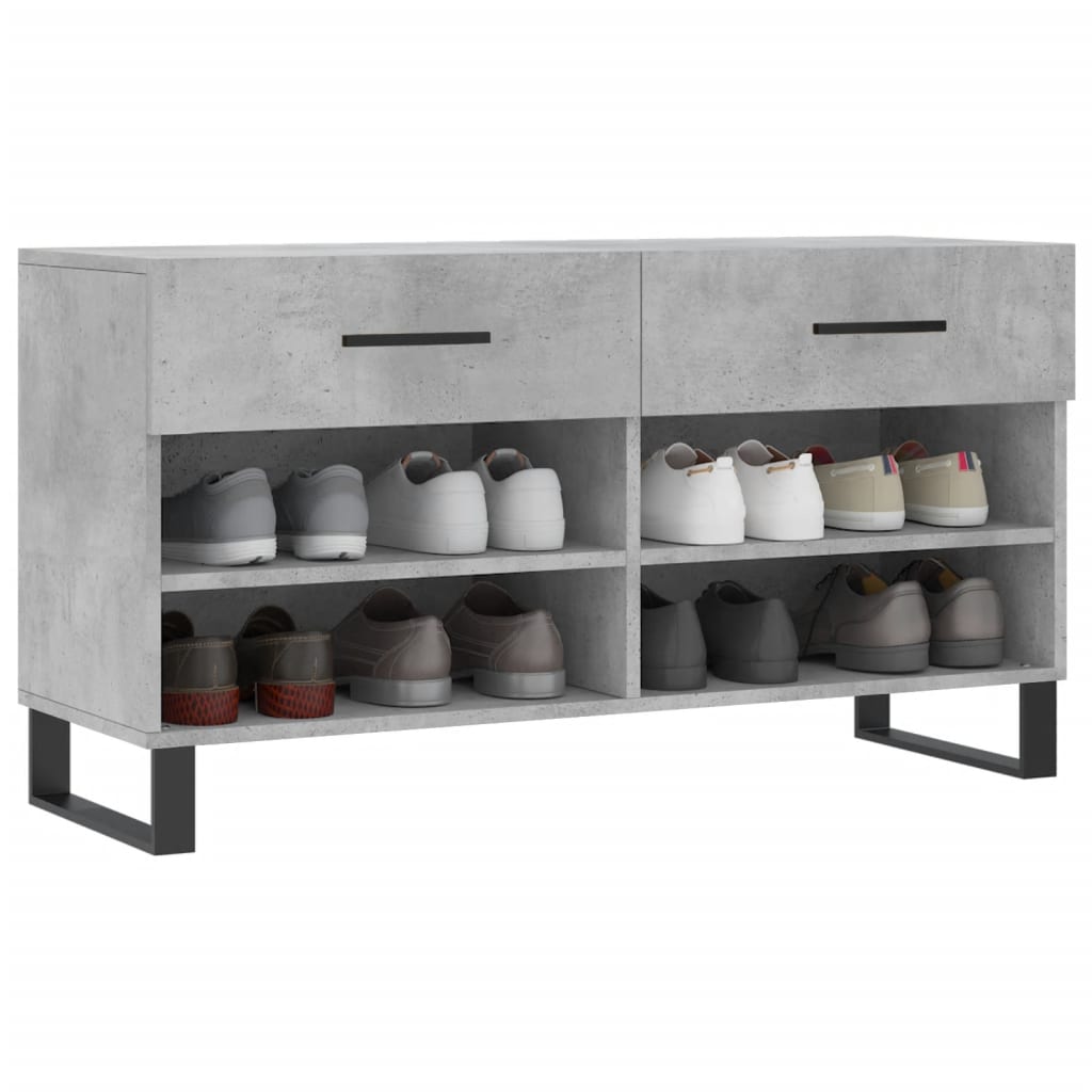 Schuhbank Weiß 102x35x55 cm Holzwerkstoff