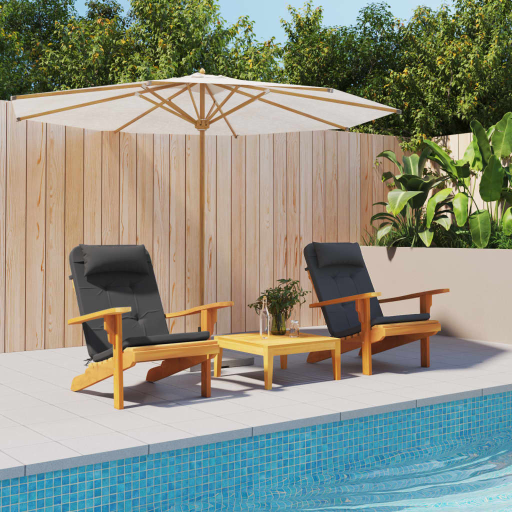 Adirondack-Auflagen 2 Stk. Hellblau Oxford-Gewebe