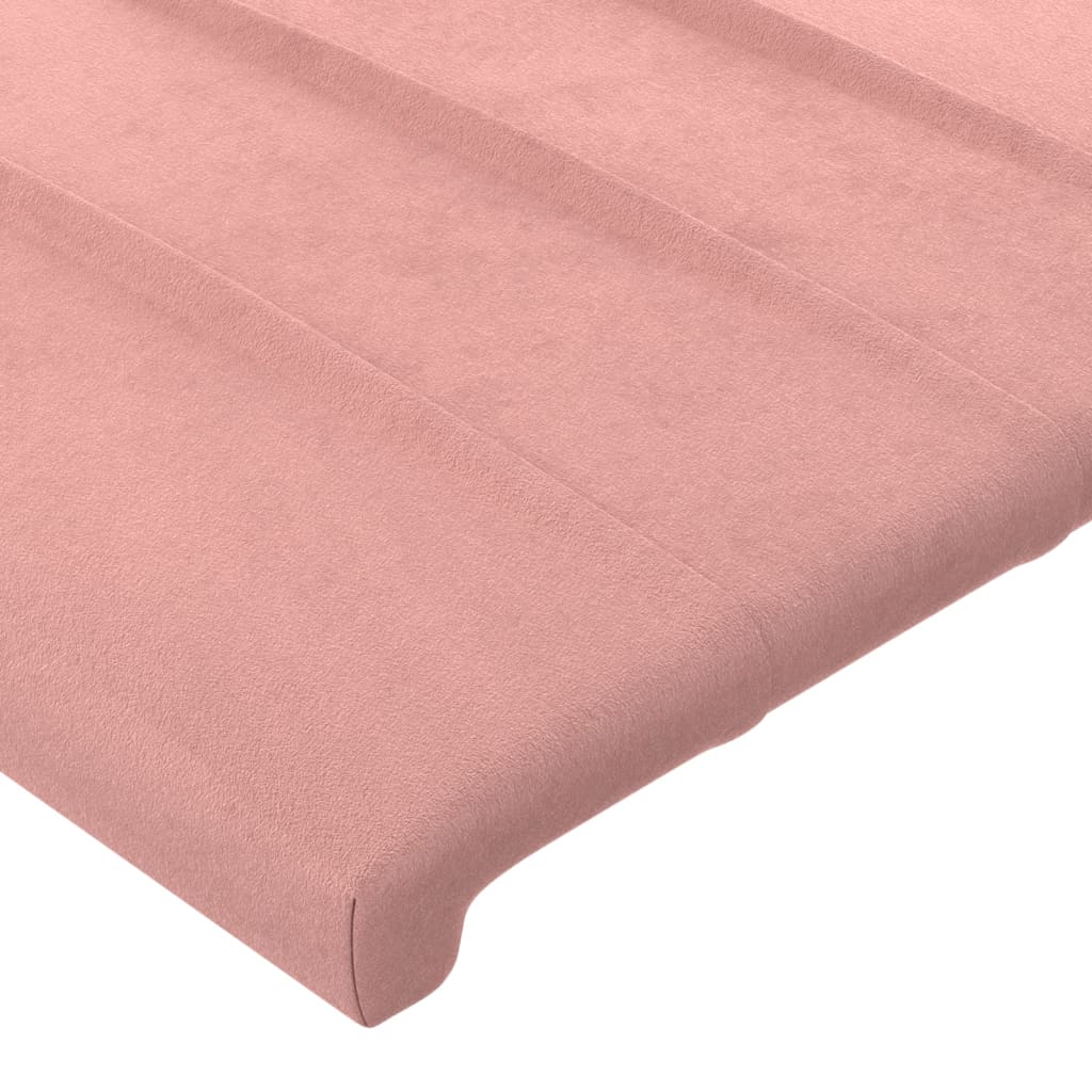 Kopfteil Hellgrau 80x5x118/128 cm Samt