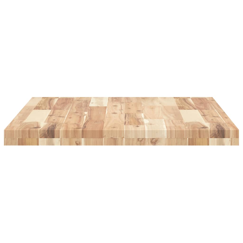 Schreibtischplatte Unbehandelt 60x50x2 cm Massivholz Akazie