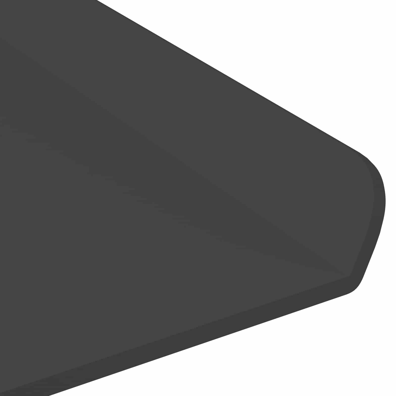 Schwebendes Regal 3 pcs Schwarz 40 x 9 x 2,5 cm Stahl