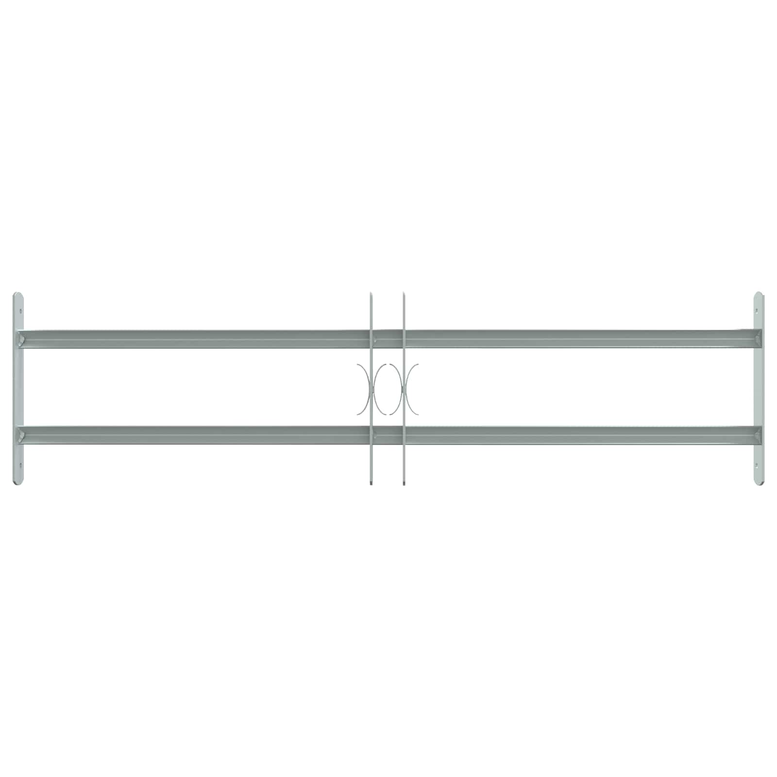 Fenstergitter Verstellbar mit 3 Querstäben 500-650 mm