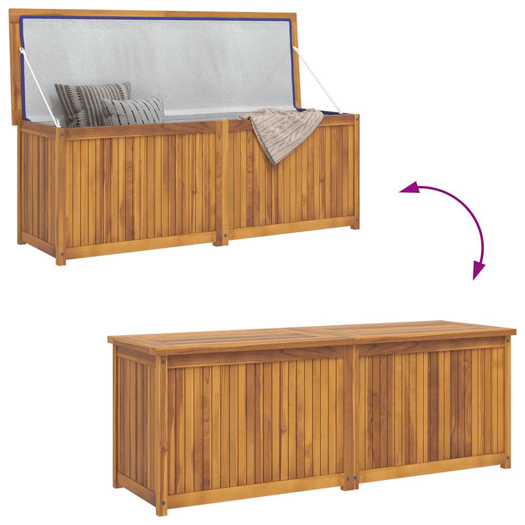 Gartenbox 60x50x58 cm Massivholz Teak