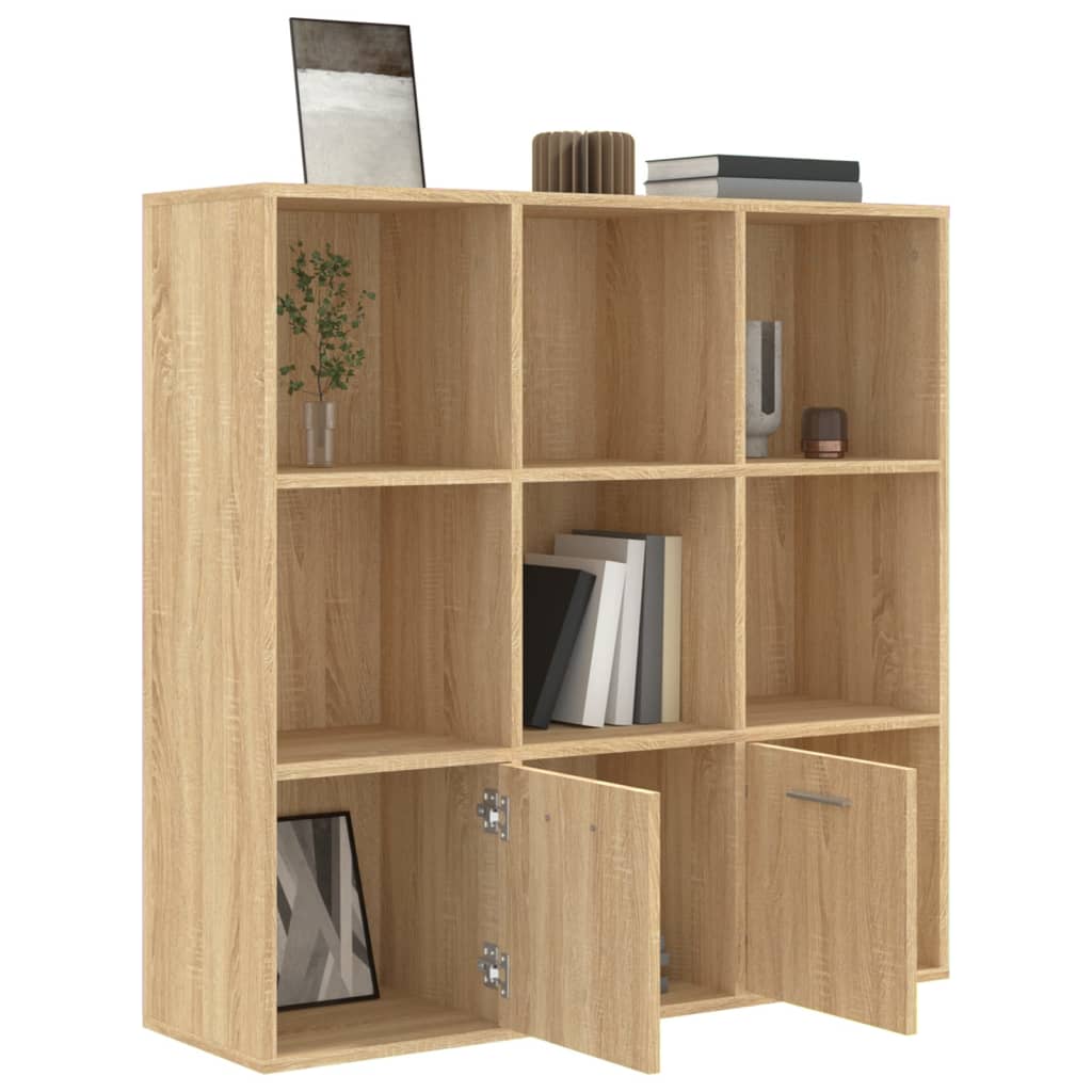 Bücherregal Weiß 98x30x98 cm Holzwerkstoff