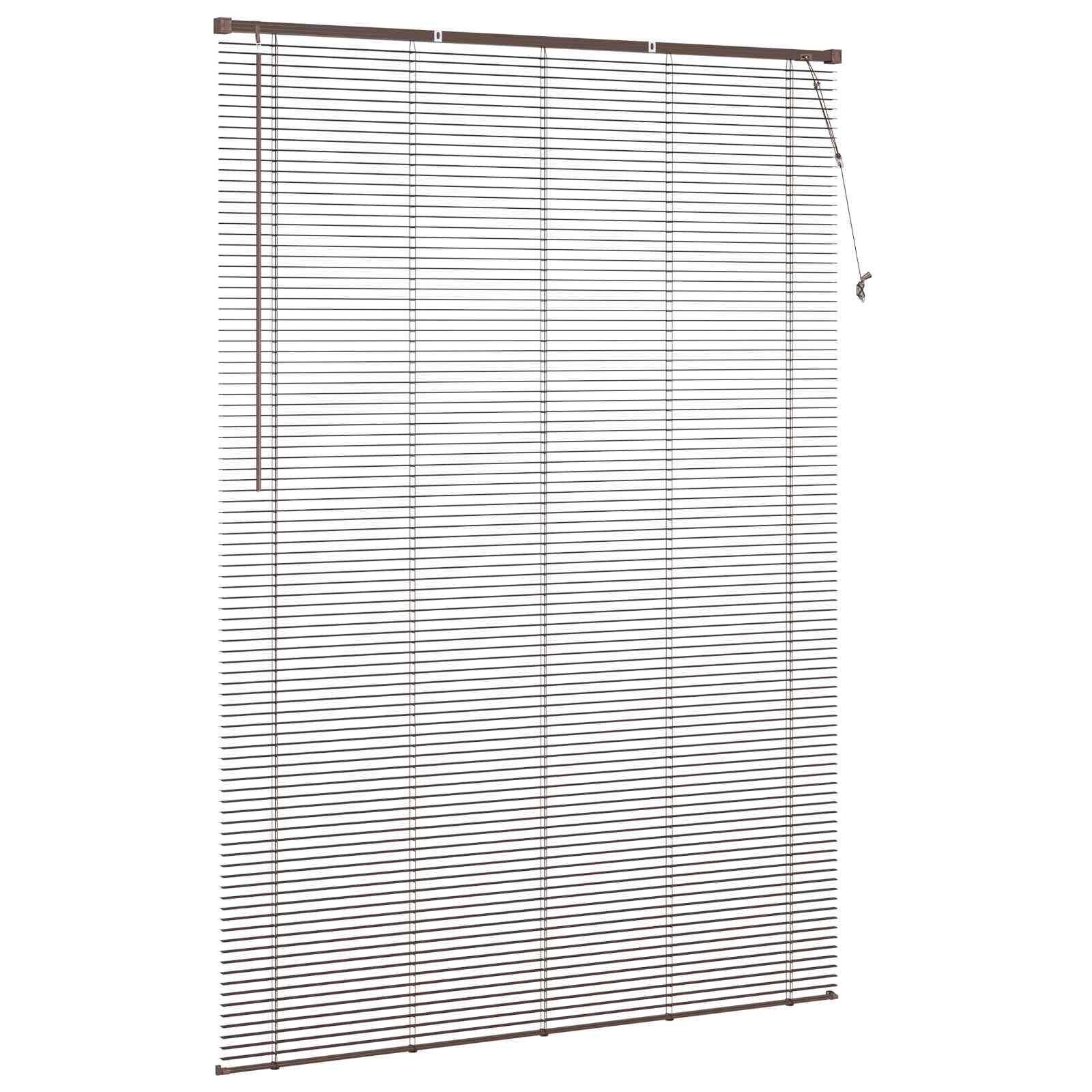Jalousie Silber Grau 150 x 40 cm 25 mm PVC