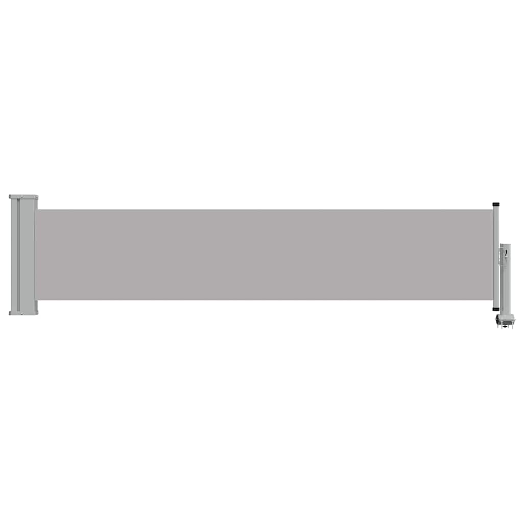 Seitenmarkise 60 x 300 cm 100% Polyester Eisen Stahl