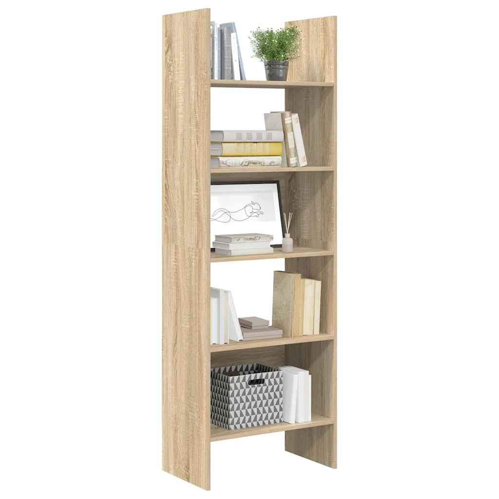 Bücherregal Weiß 60x35x180 cm Holzwerkstoff