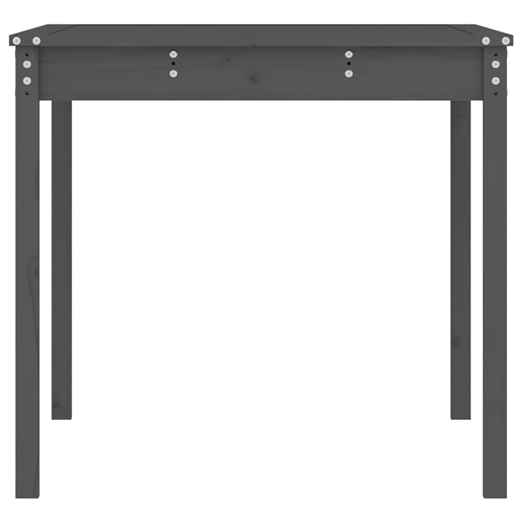 Gartentisch 82,5x82,5x76 cm Massivholz Kiefer