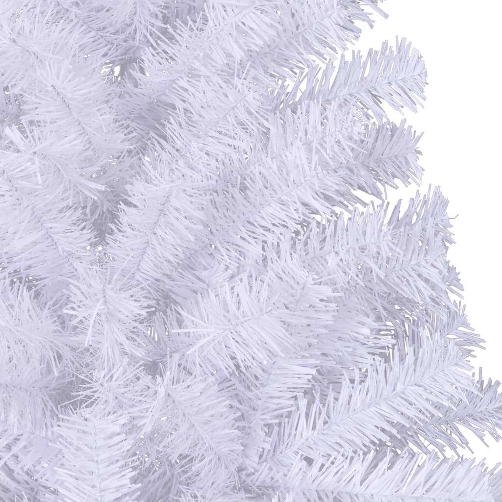 Künstlicher Halb-Weihnachtsbaum mit Ständer Grün 150 cm PVC