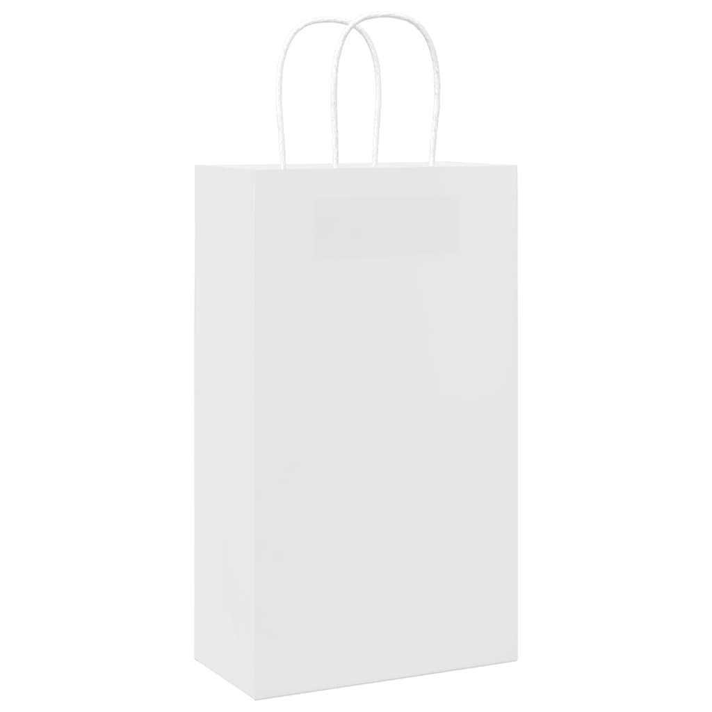 Papiertragetaschen 50 Stk. mit Henkeln Braun 21x11x36 cm