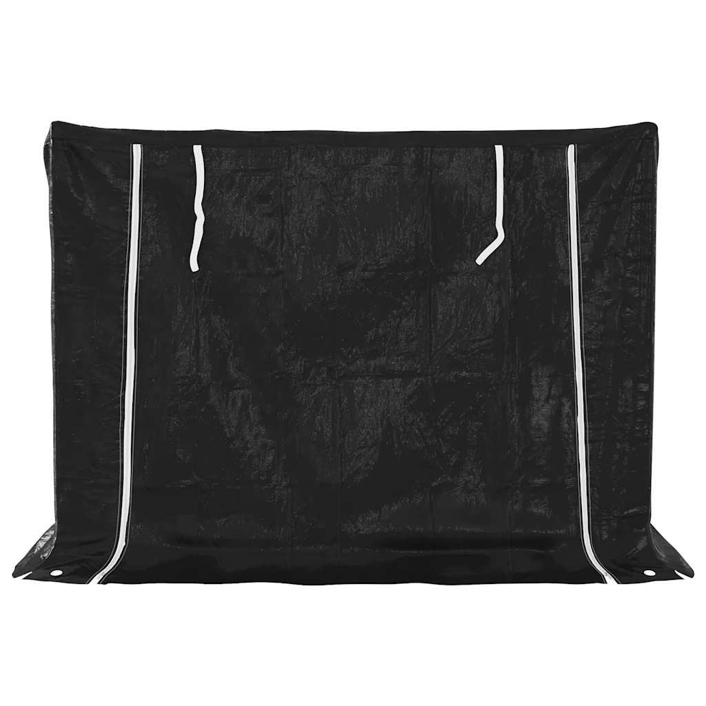Brennholzregal mit Regenschutz 100,5x40,5x110,5 cm