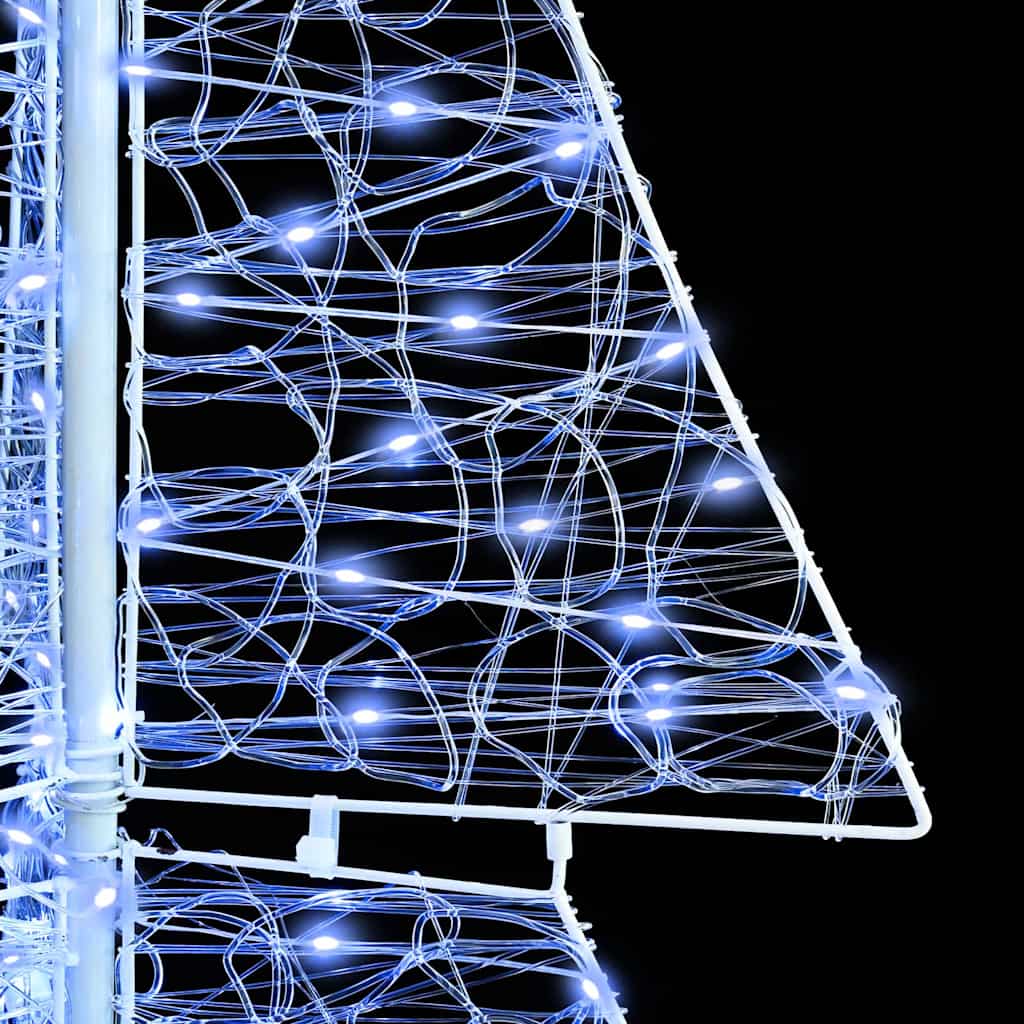 Weihnachtsbaum mit 100 LEDs Warmes Weiß 120 cm Acryl