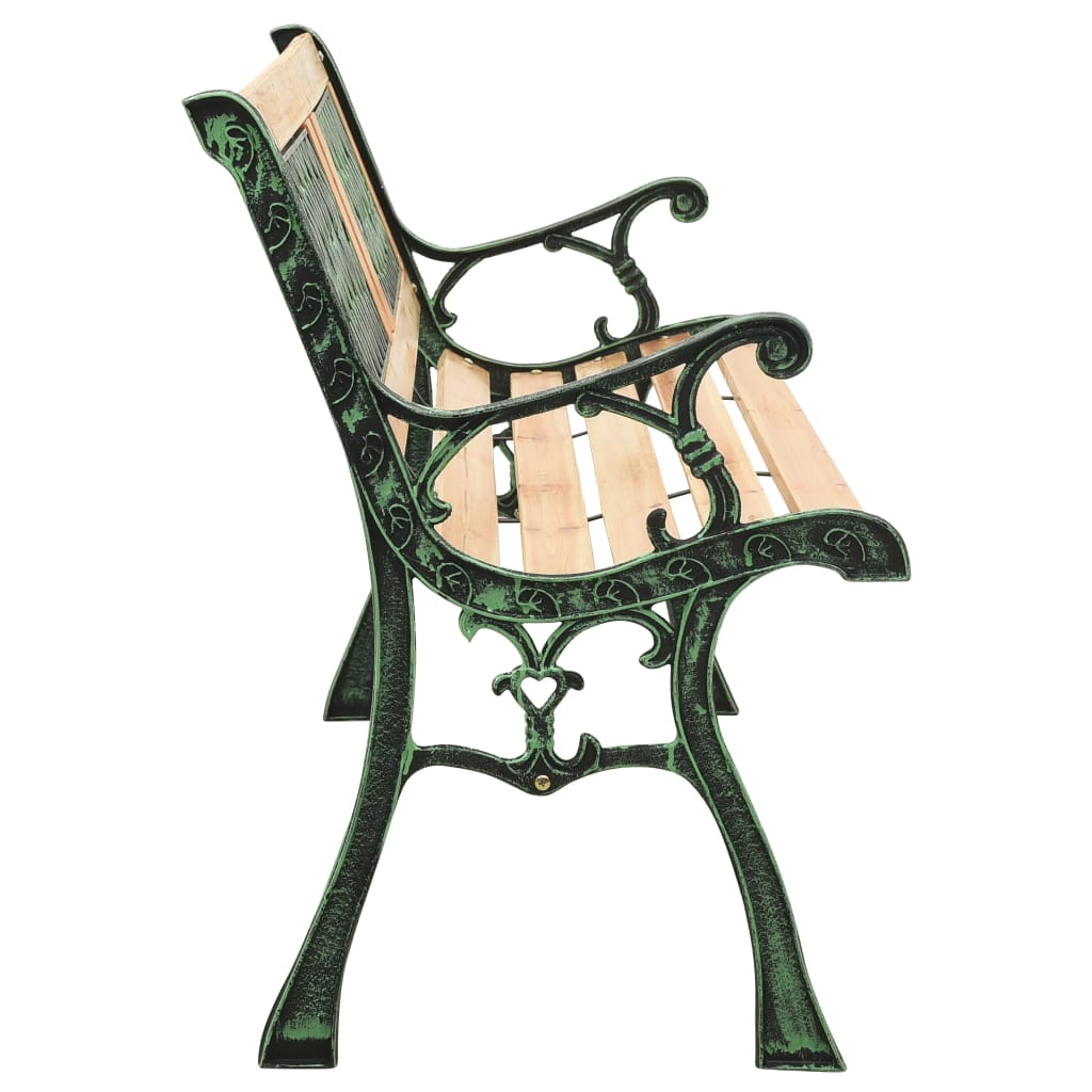 Gartenbank 122 cm Massivholz Tanne
