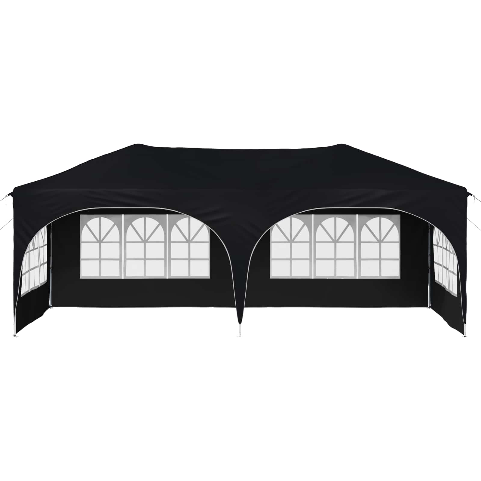 Pop-up Partyzelt 575 x 288 x 245 cm Creme Oxford-Stoff