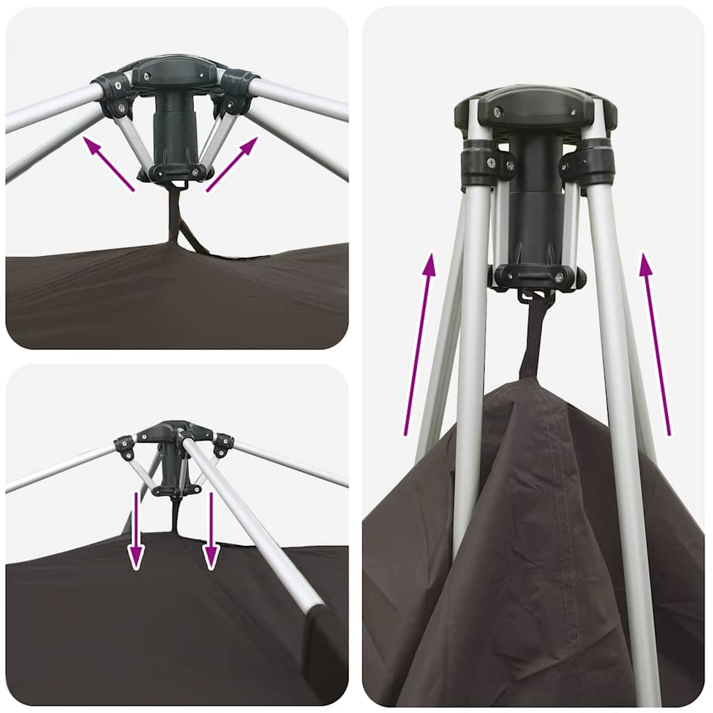 Angelzelt 4 Personen Olivgrün Quick Release