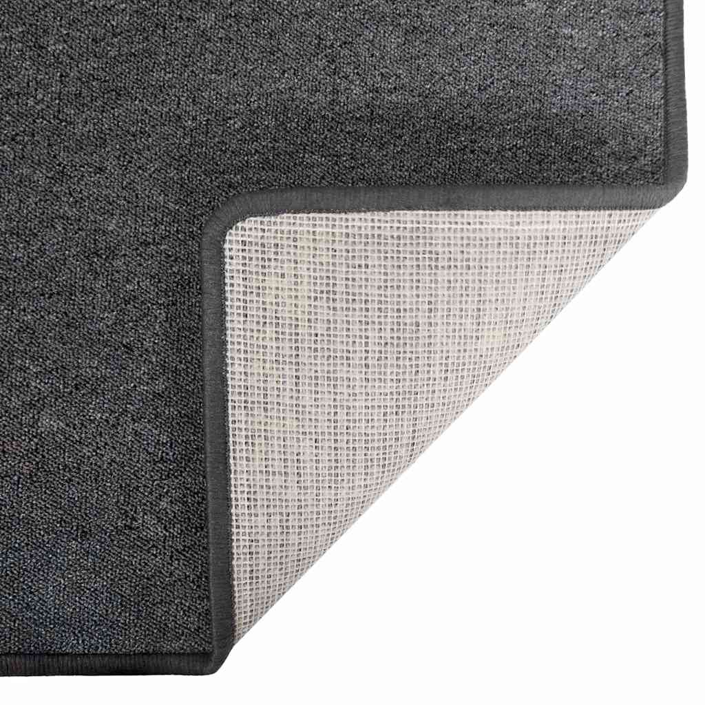 Teppichläufer Anthrazit 80 x 500 cm 100% Polypropylen