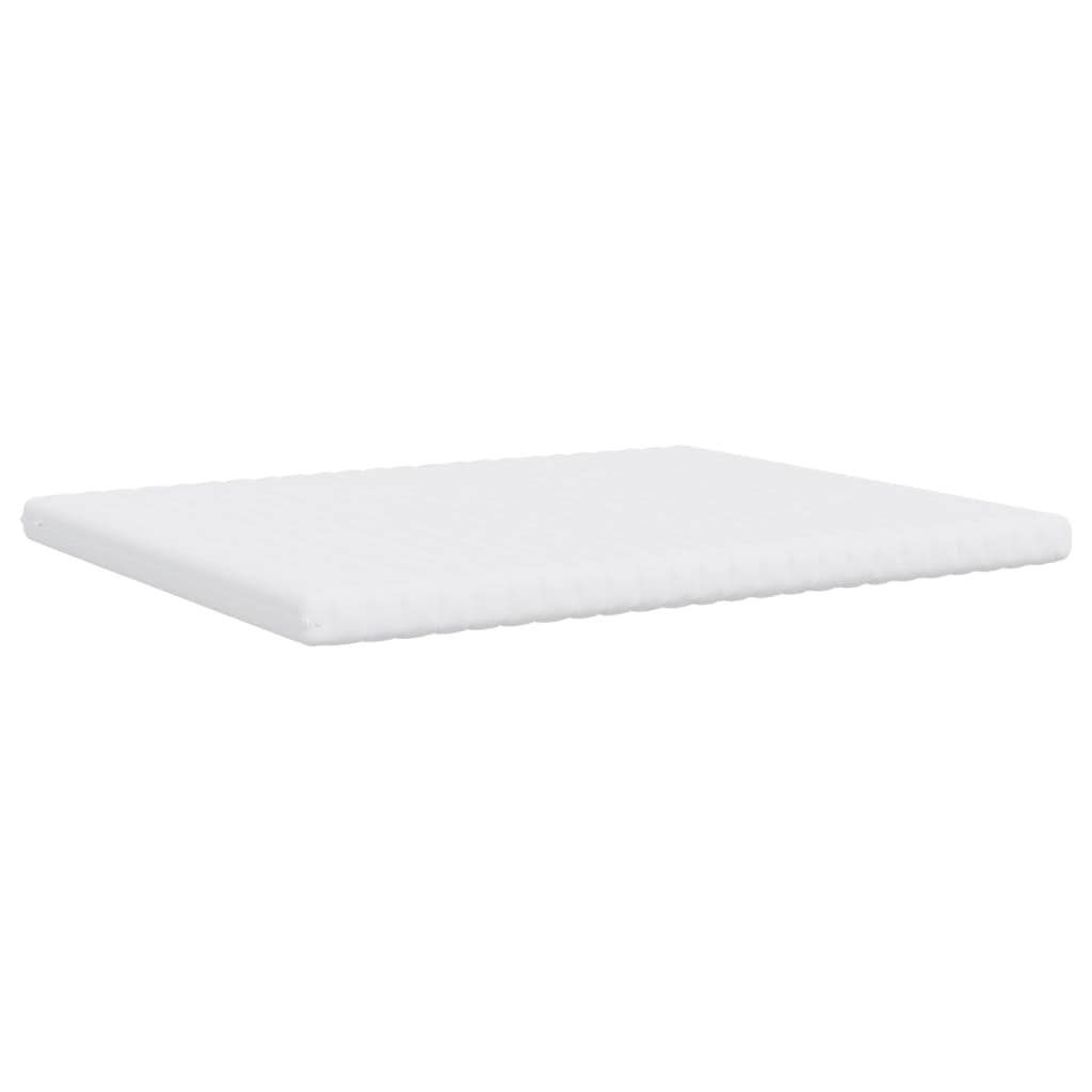 Schaumstoffmatratze Weiß 80x200 cm 7-Zonen Härtegrad 20 ILD