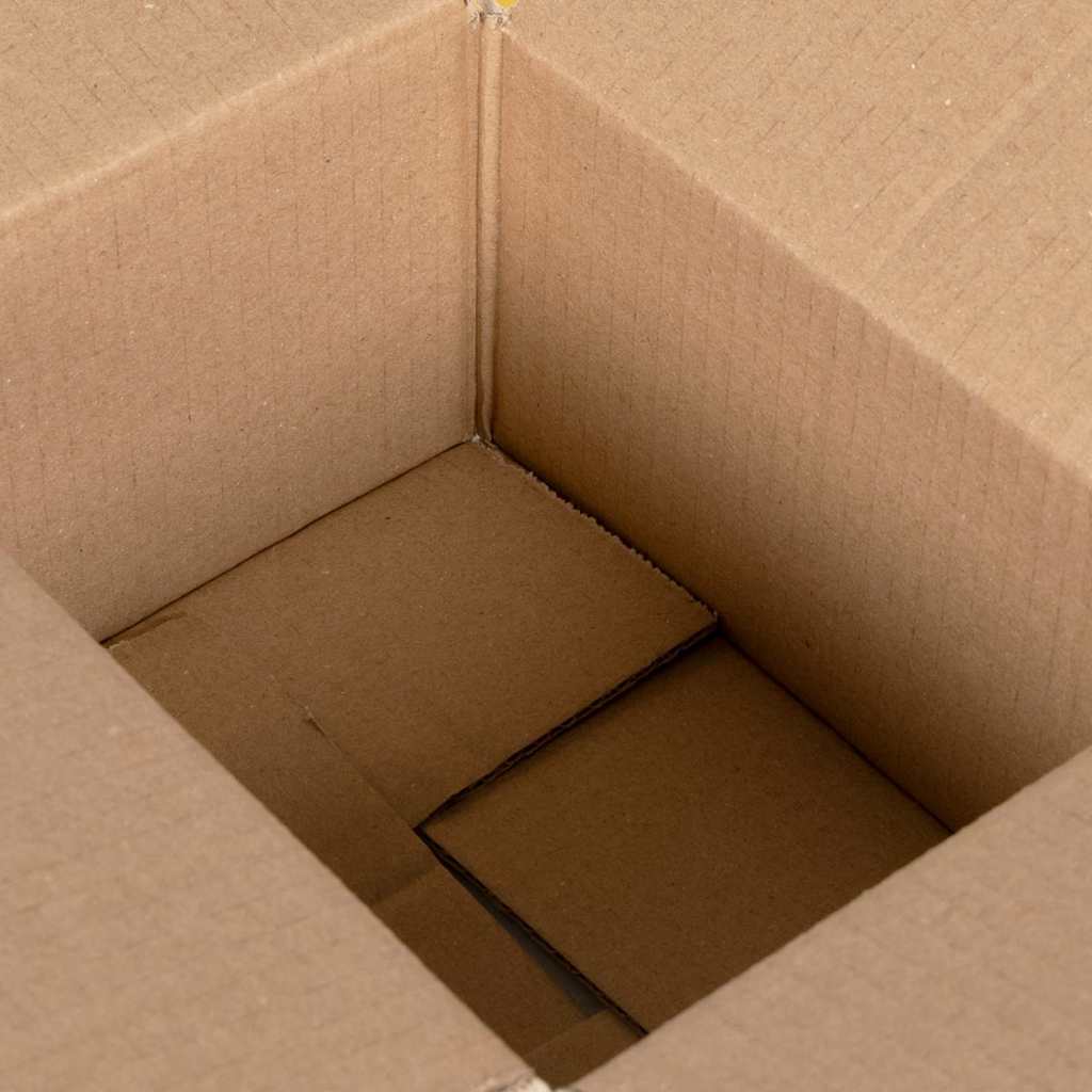 Faltbox mit Speicher 50 pcs Natur 15 x 15 x 8 cm Karton