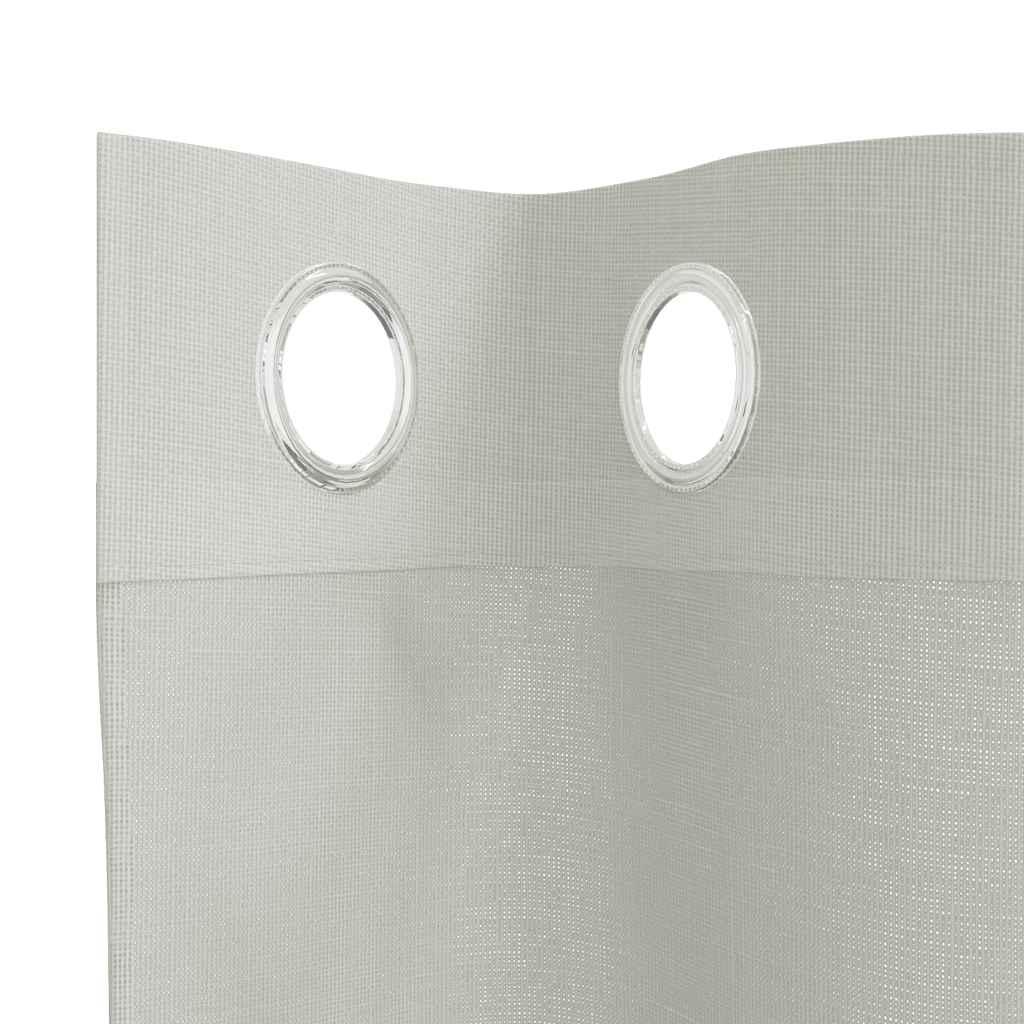 Voile Vorhänge mit Ösen 2 Stk. Apfelgrün 140x140 cm