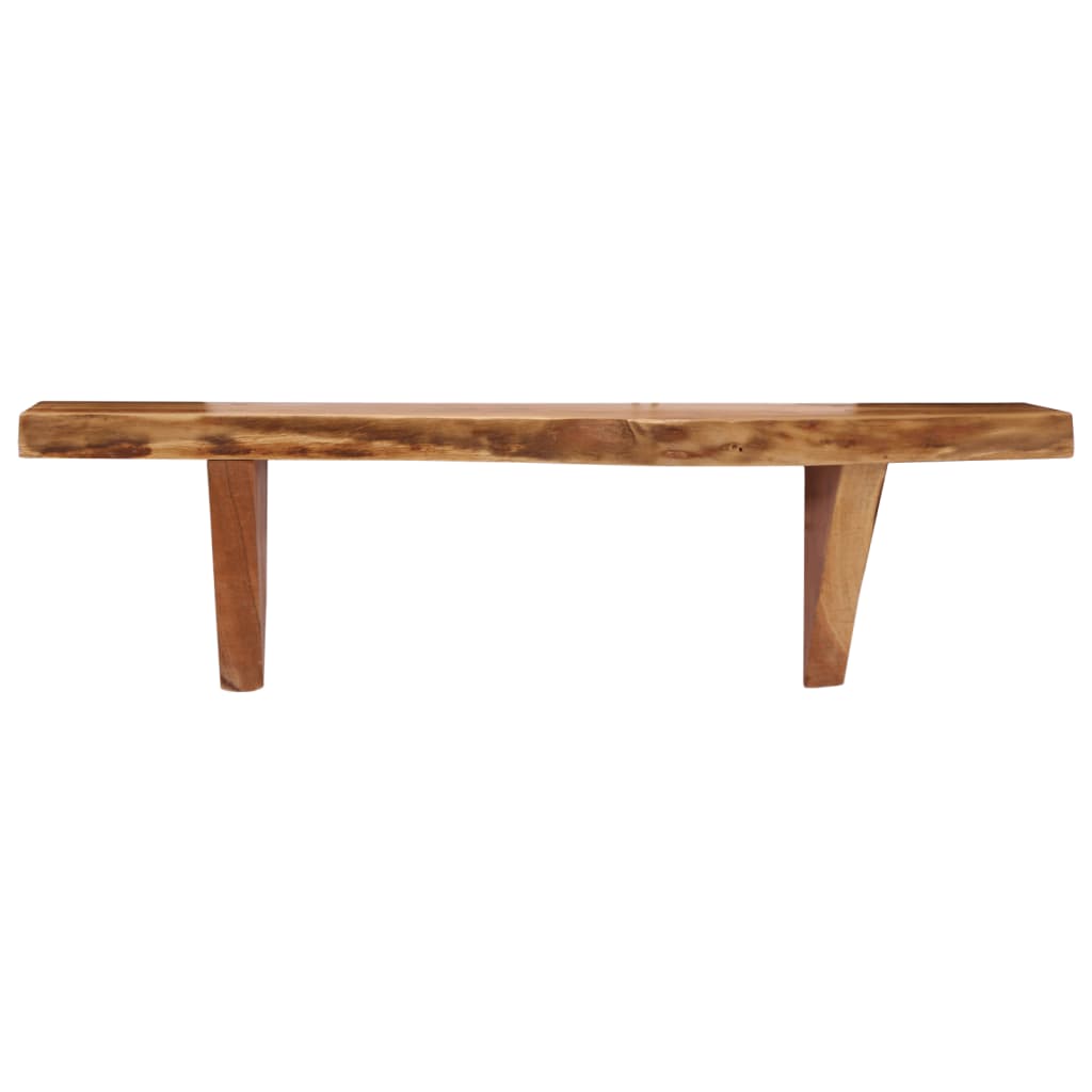 Wandregale 2 Stk. 110x20x18 cm Massivholz Akazie