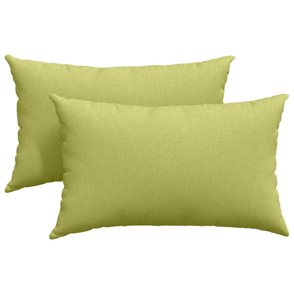 Sofakissen 2 pcs Hellgrau 50 x 30 cm Stoff