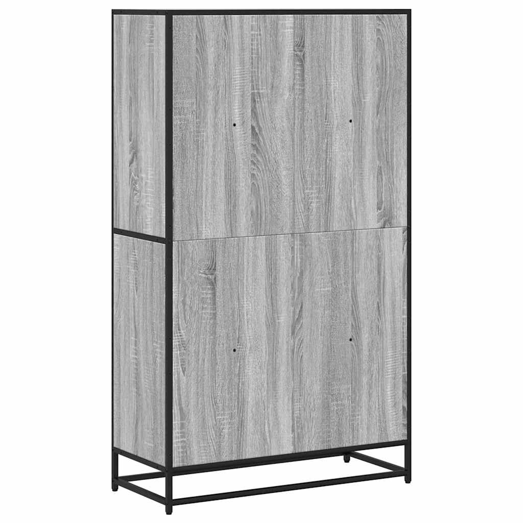Bücherregal Schwarz 60x35x139 cm Holzwerkstoff